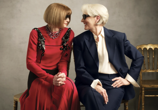 Comparten Merryl Streep y Anna Wintour portada de Vogue